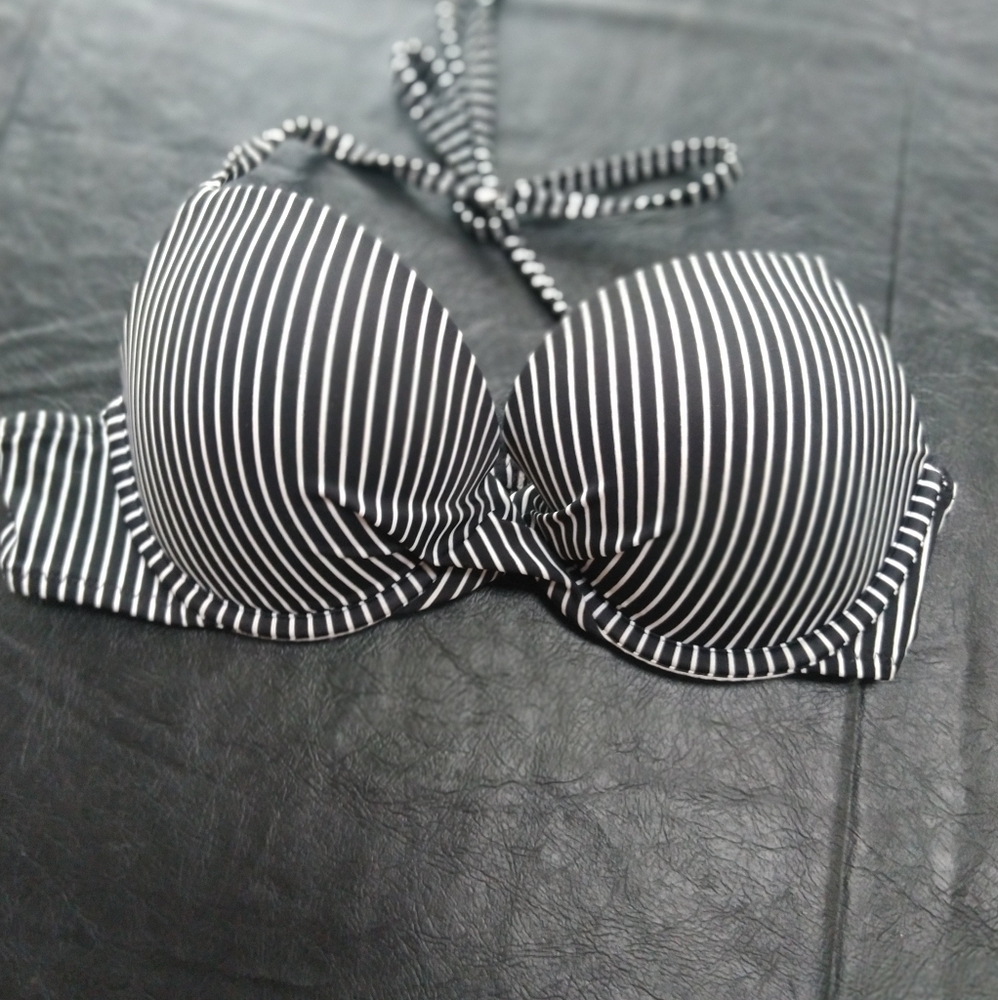 Stripped bikini top